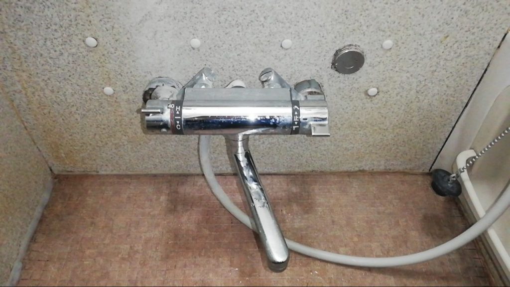 恵庭市島松　お風呂のシャワー