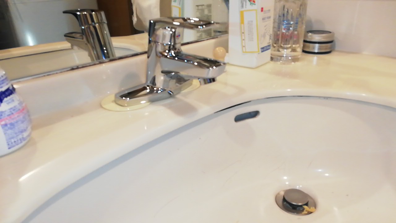 7洗面蛇口交換②