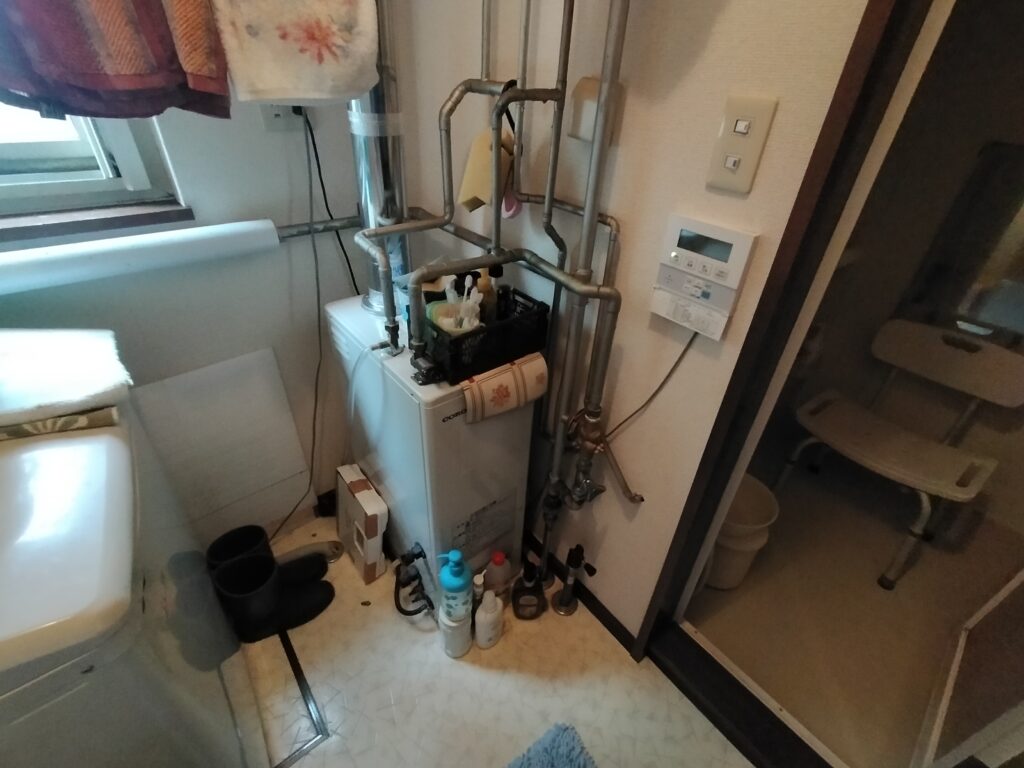 北広島市山手町 ボイラー故障