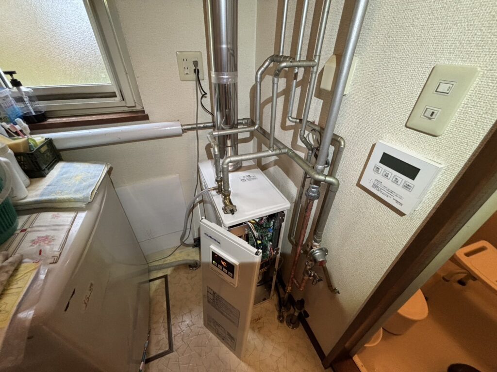 北広島市山手町 ボイラー故障