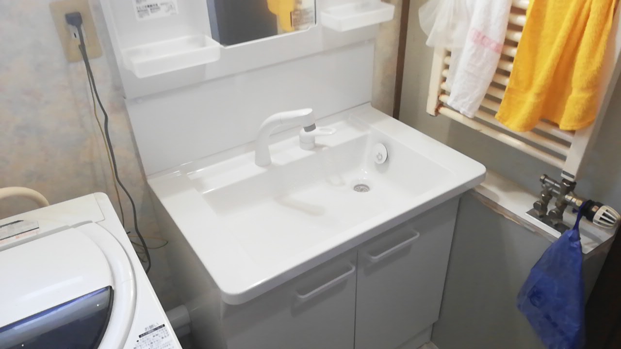 8洗面台交換③