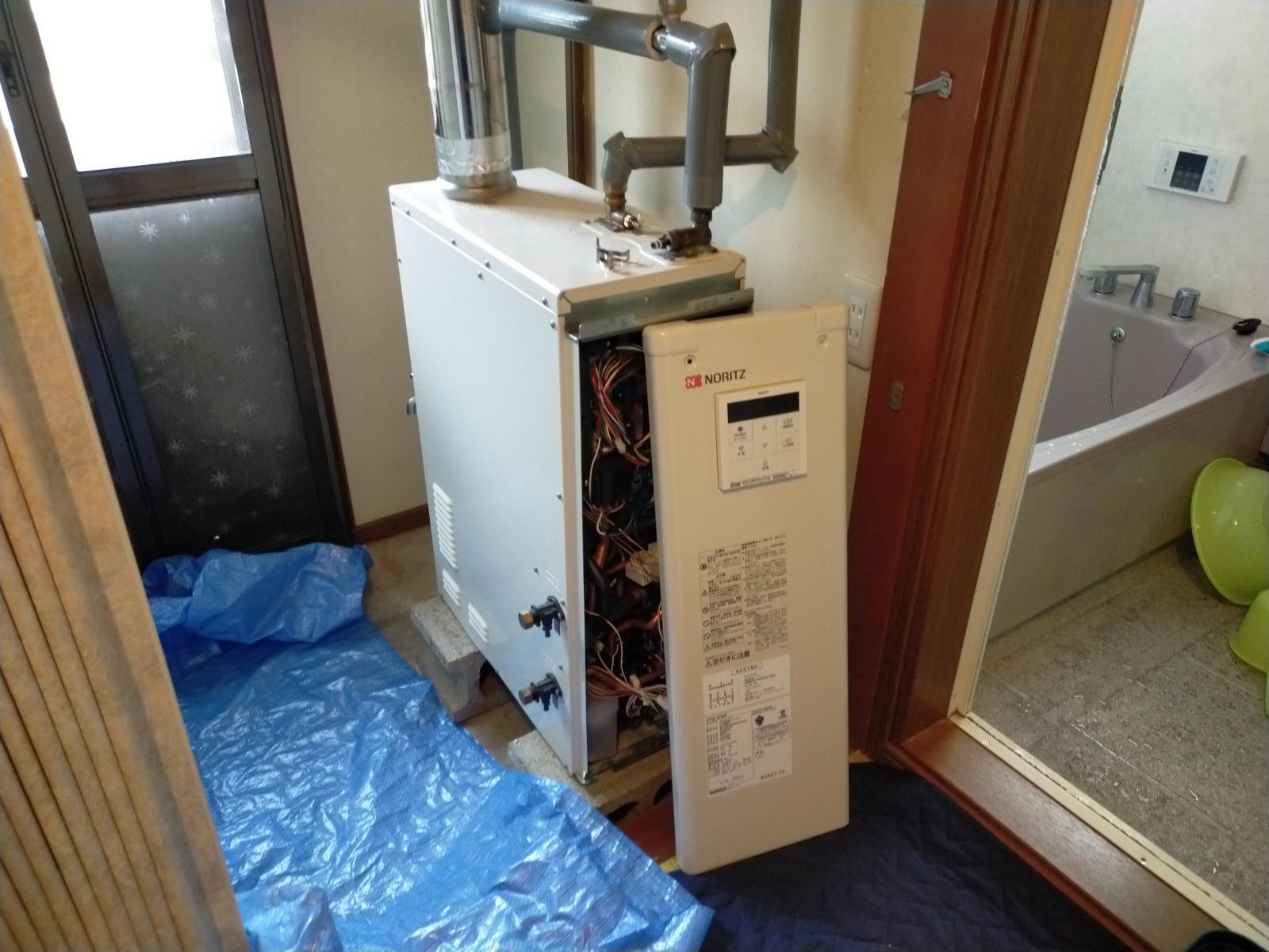 白老町_ボイラー交換工事