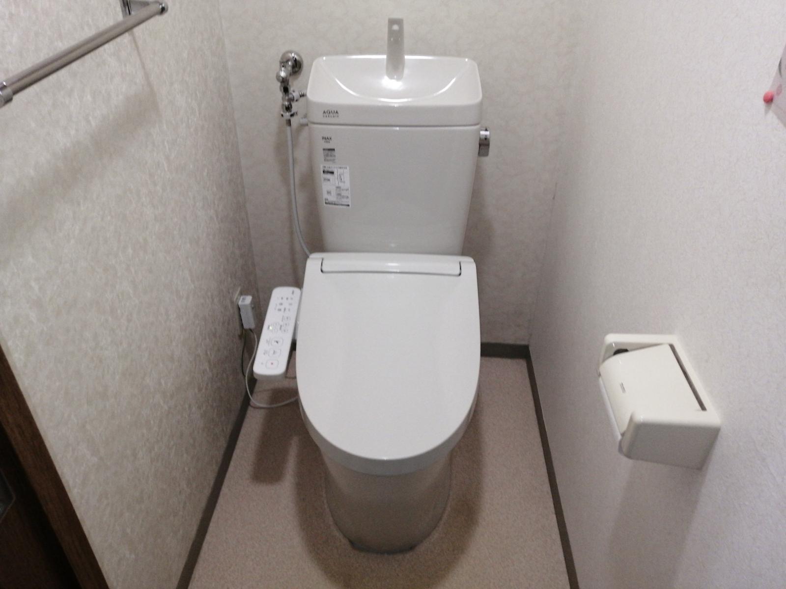 札幌市中央区トイレ交換作業