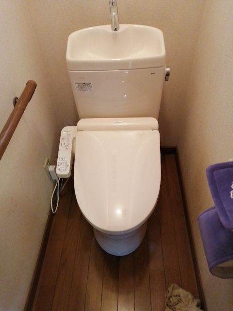 トイレ交換完了_札幌市清田区