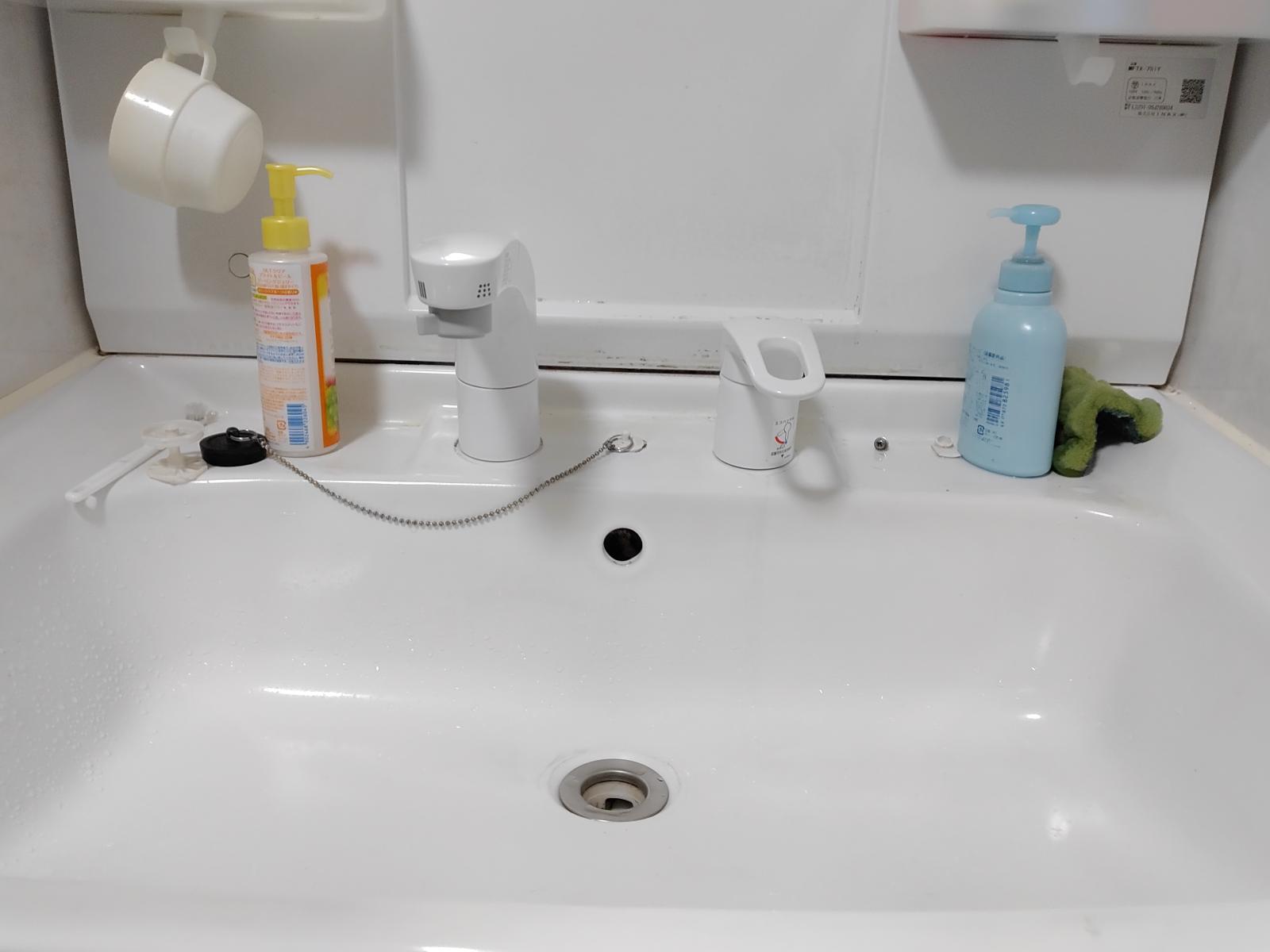 8洗面蛇口交換③