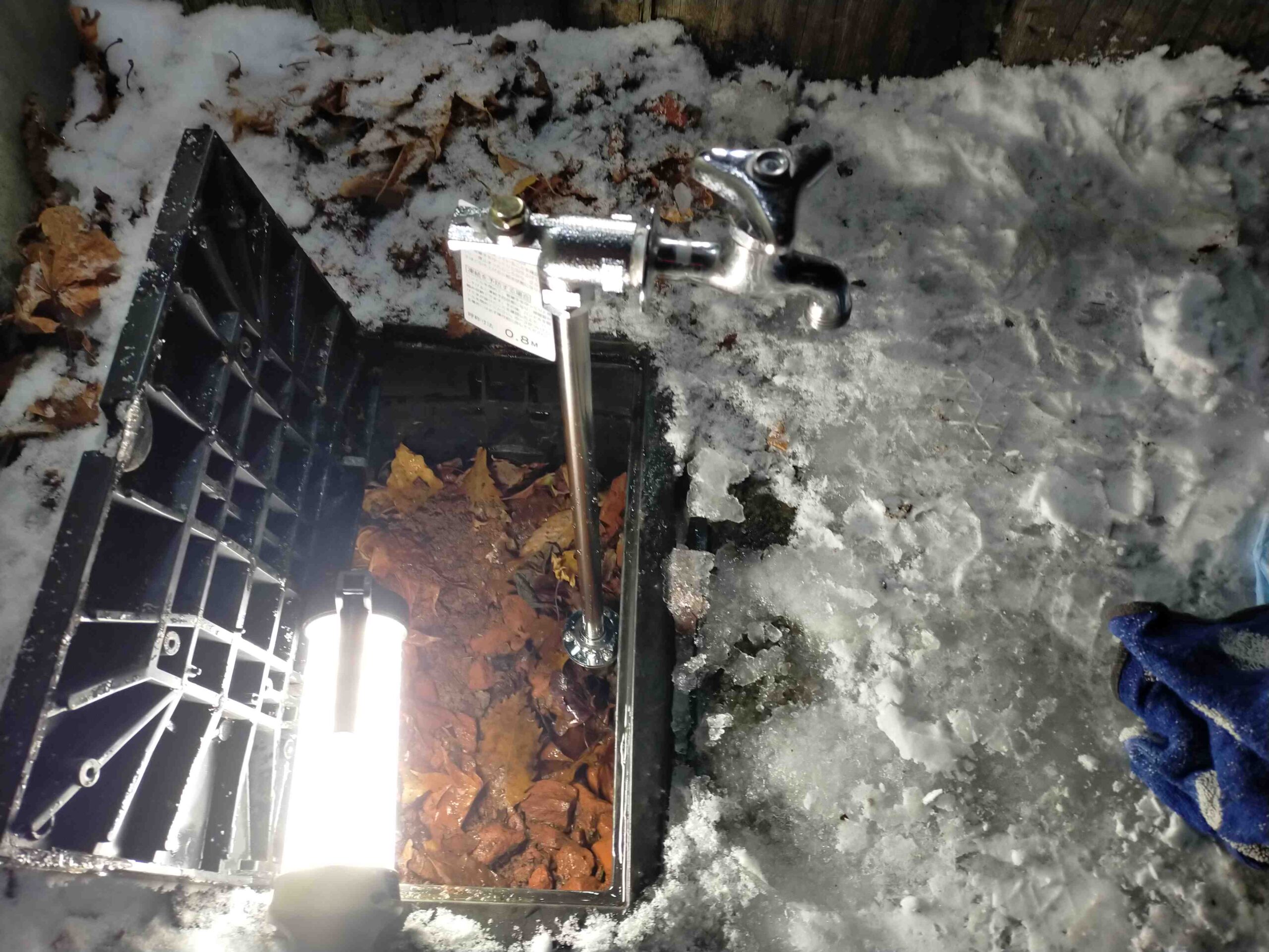 札幌市白石区＿散水栓水漏れ